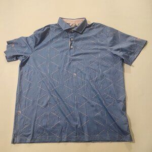 Puma x Arnold Palmer Geo Polo — Men’s XL, Blue Skies